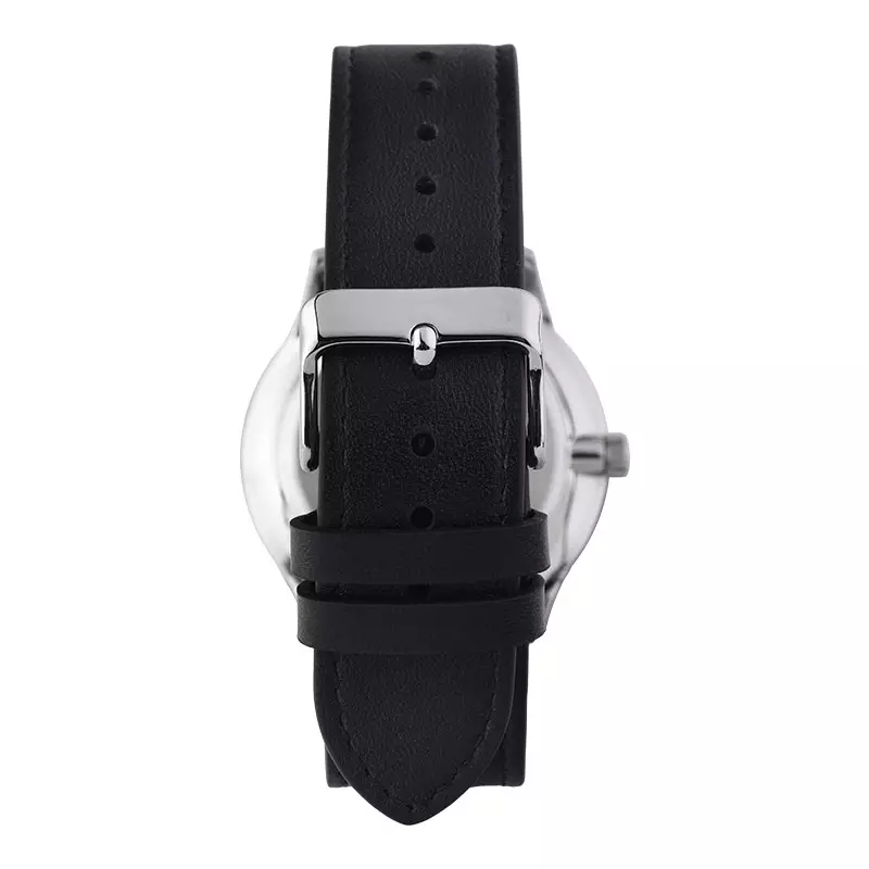 Jam Tangan Pria Casio General MTP-E605L-1EVDF Enticer Men Dual Tone Dial Black Leather Band