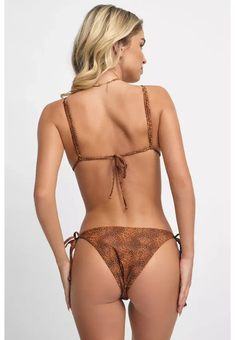 Kelly Triangle Bikini Top / Leopard