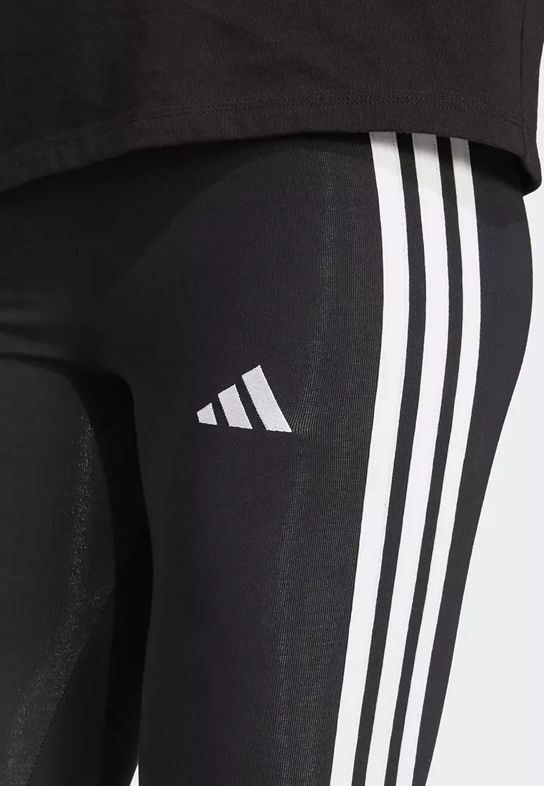 Essentials 3-Stripes Cotton Leggings