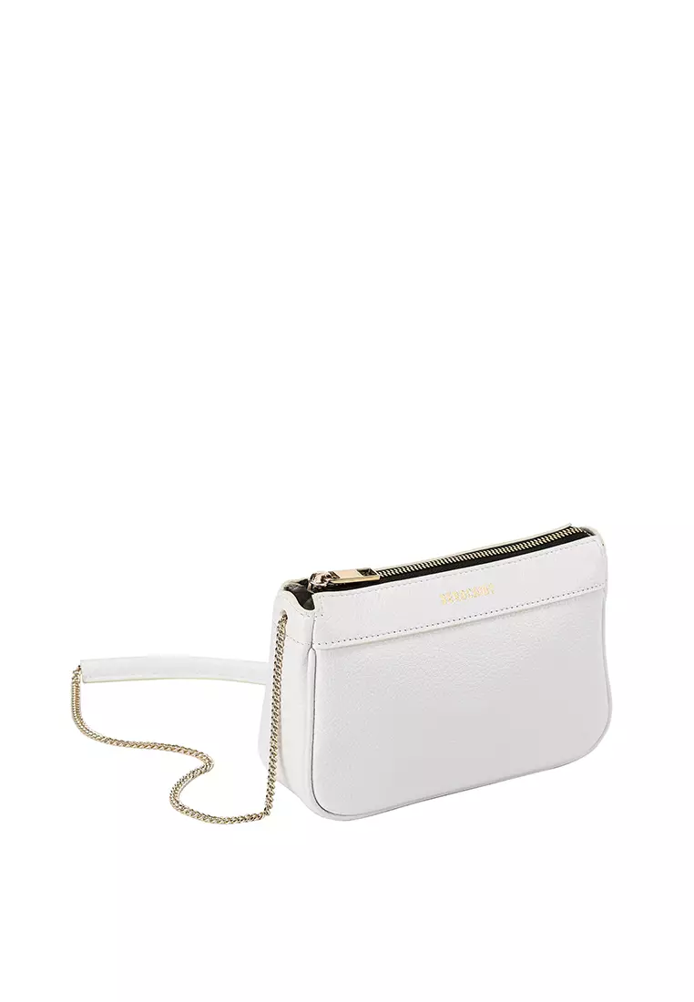 White chain clearance crossbody bag