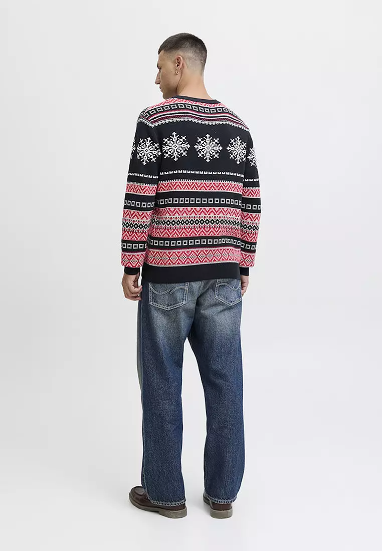 Christmas Knit Crew Neck Sweater