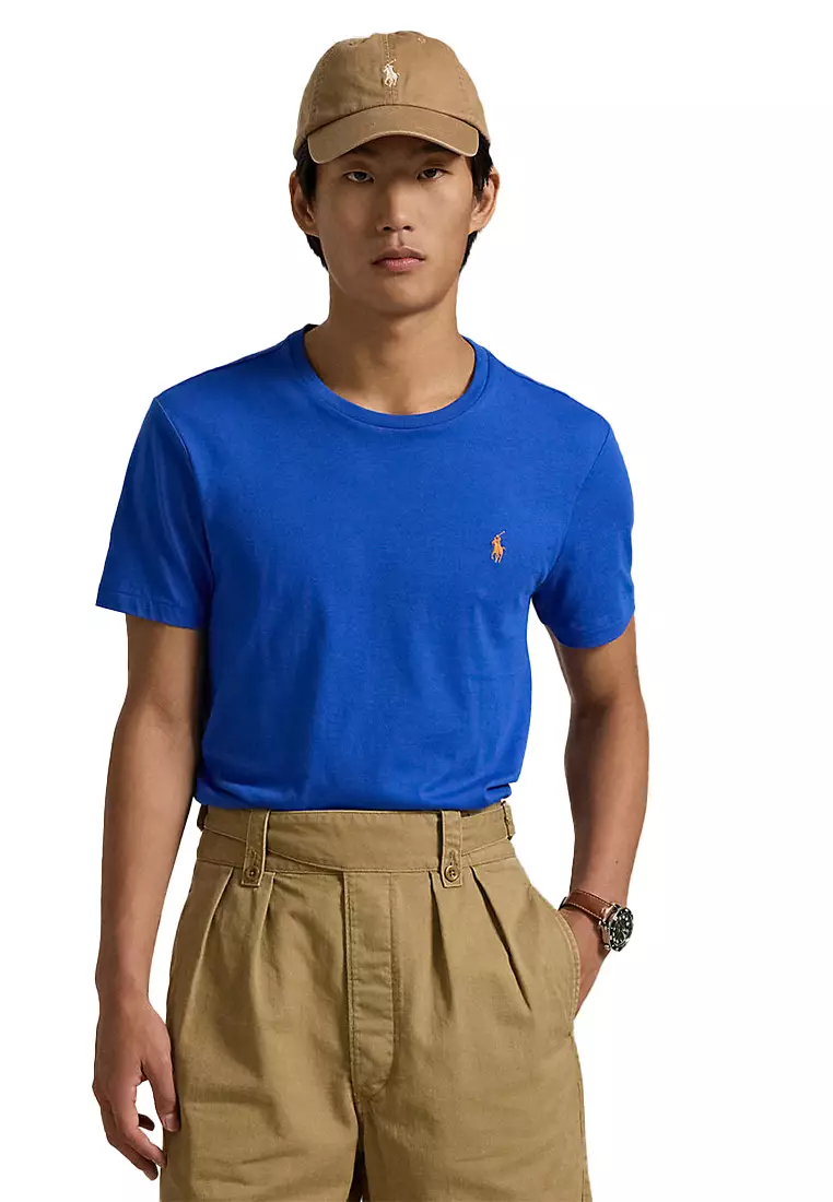 Custom Slim Fit Jersey Crewneck T-Shirt