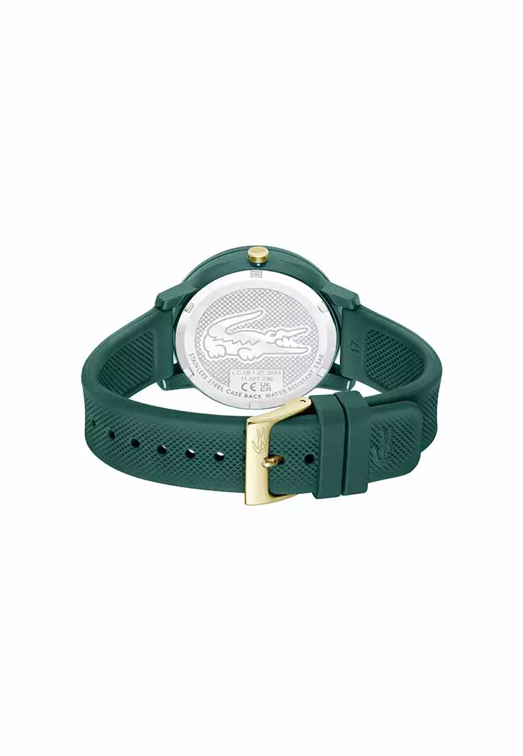 Buy Lacoste 12.12 Women's Watch Green Silicone Strap - Green Dial ...