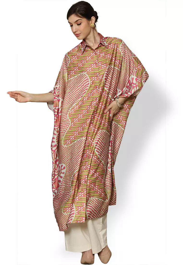 Kanzi Collared Kaftan
