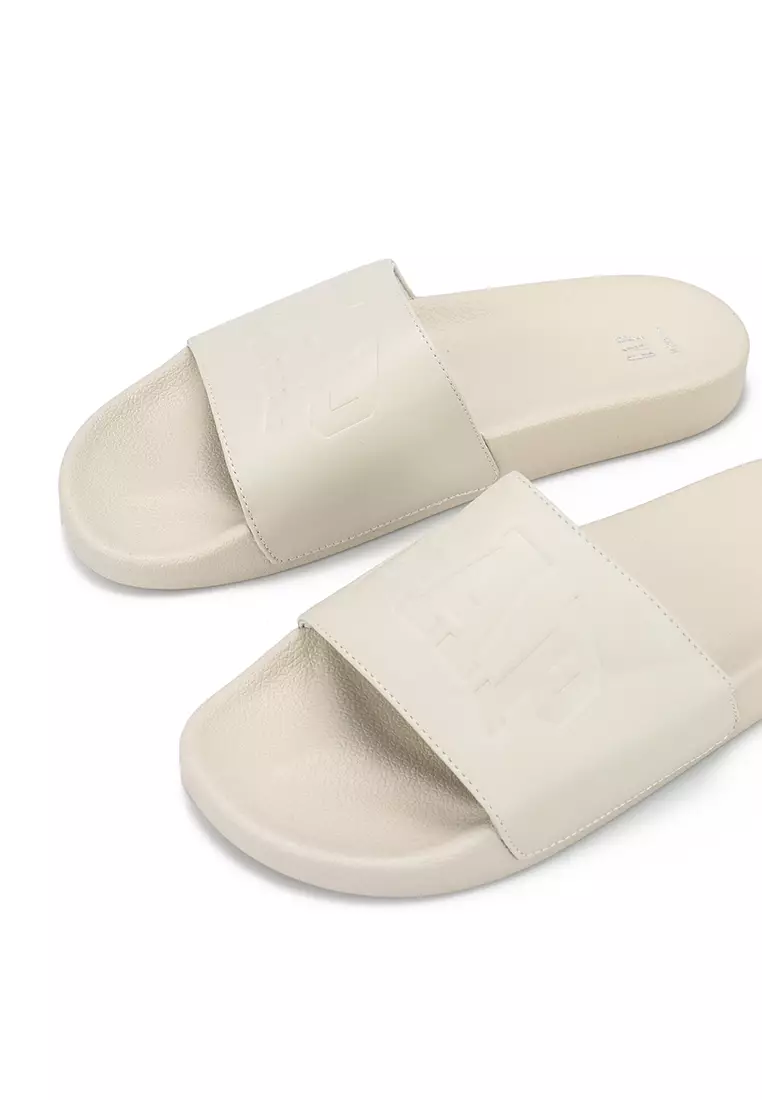 White gucci hot sale pool slides