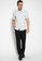Johnwin white Slim Fit - Kemeja Casual - Lengan Pendek - Putih - Corak + 95421AA12D0E30GS_4