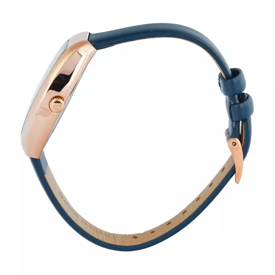 Expedition 6863 Rosegold Kulit Biru Cewek