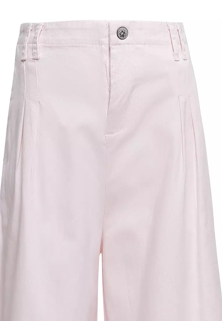 Pito Dito Girl Idli Celana Kulot Katun Anak Pink Muda - Size 4