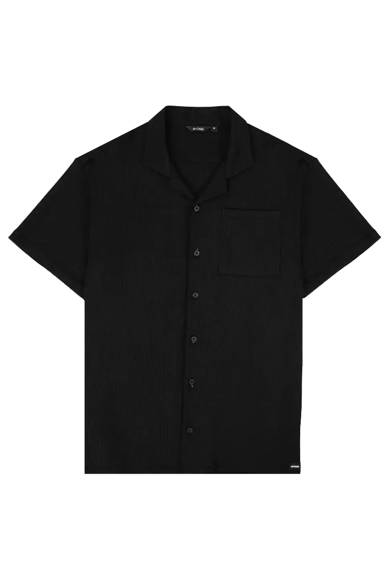 Ryusei Kemeja Boxy Pria Fukuoka