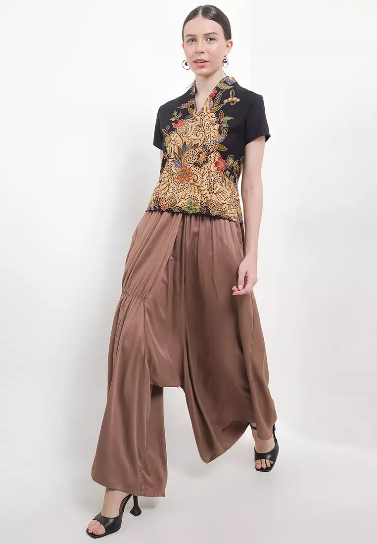 Blouse Swan-Necked CAP-SlV+Lining