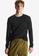 COS black Regular-Fit Long-Sleeved Cotton T-Shirt 854EFAA8C06E6EGS_1