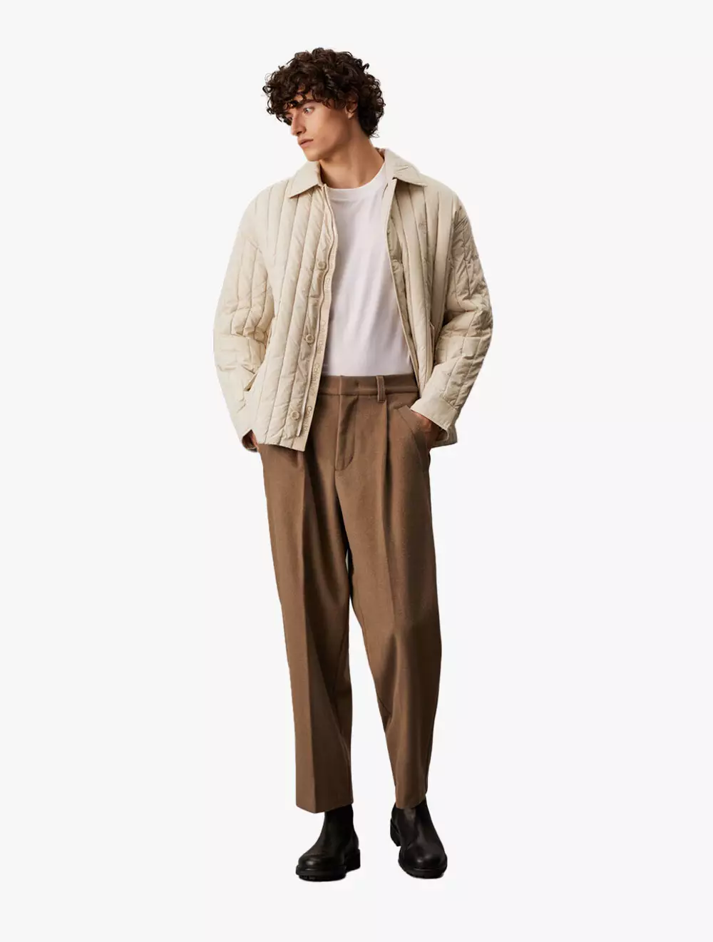 Calvin Klein Jeans - Ultra Lightweight Down Jacket - Beige - beige