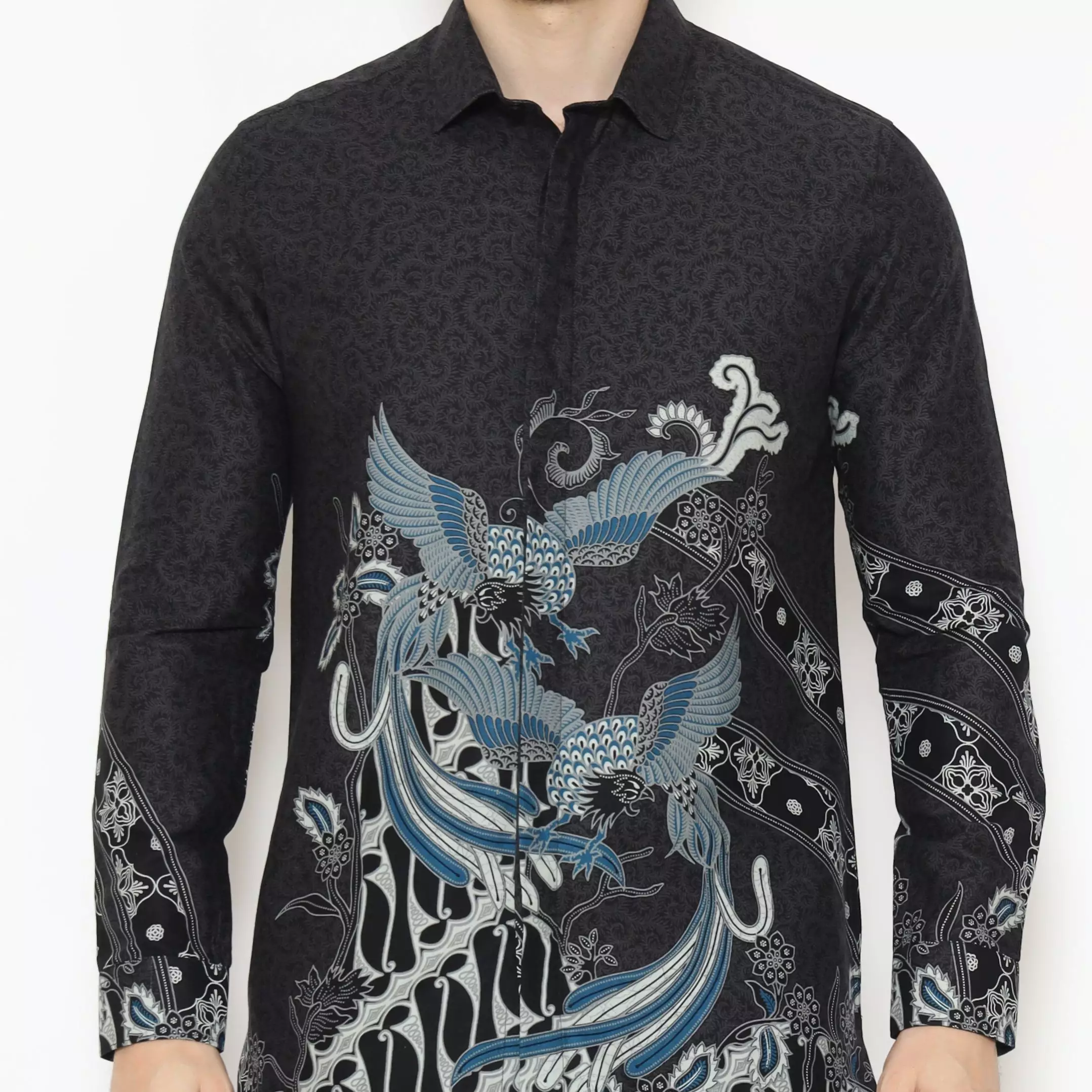 MAGINOT ARYA Batik Pria Slim Fit Lengan Panjang