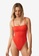 Mango red Textured Swimsuit With Adjustable Straps 561C9US569F2C5GS_1