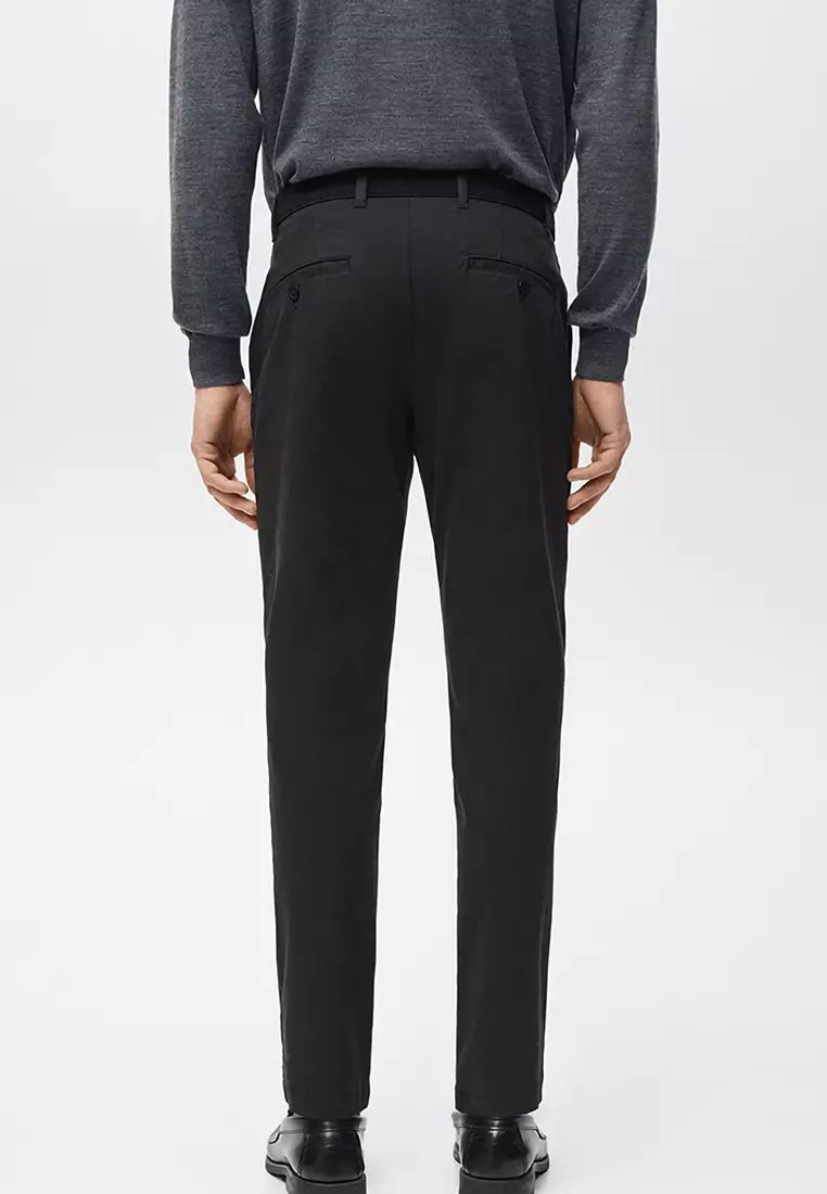 Prato Cropped Tapered Chino Trousers