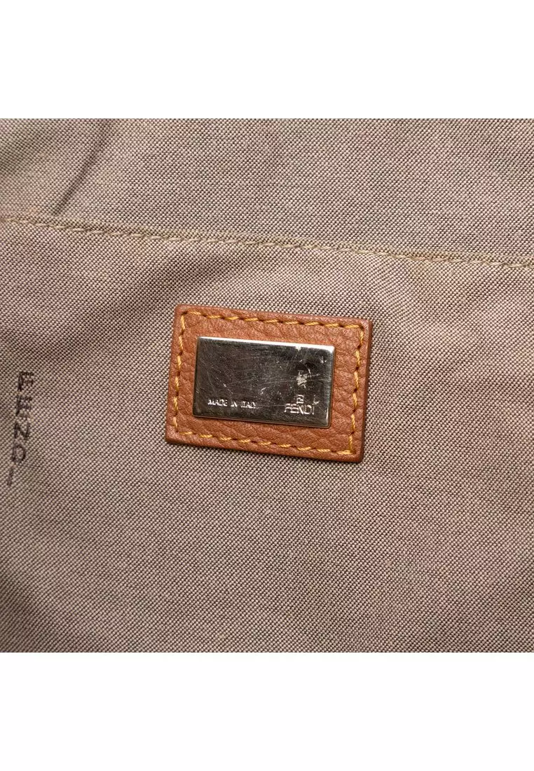Pre-Loved Fendi Zucchino Canvas Tote