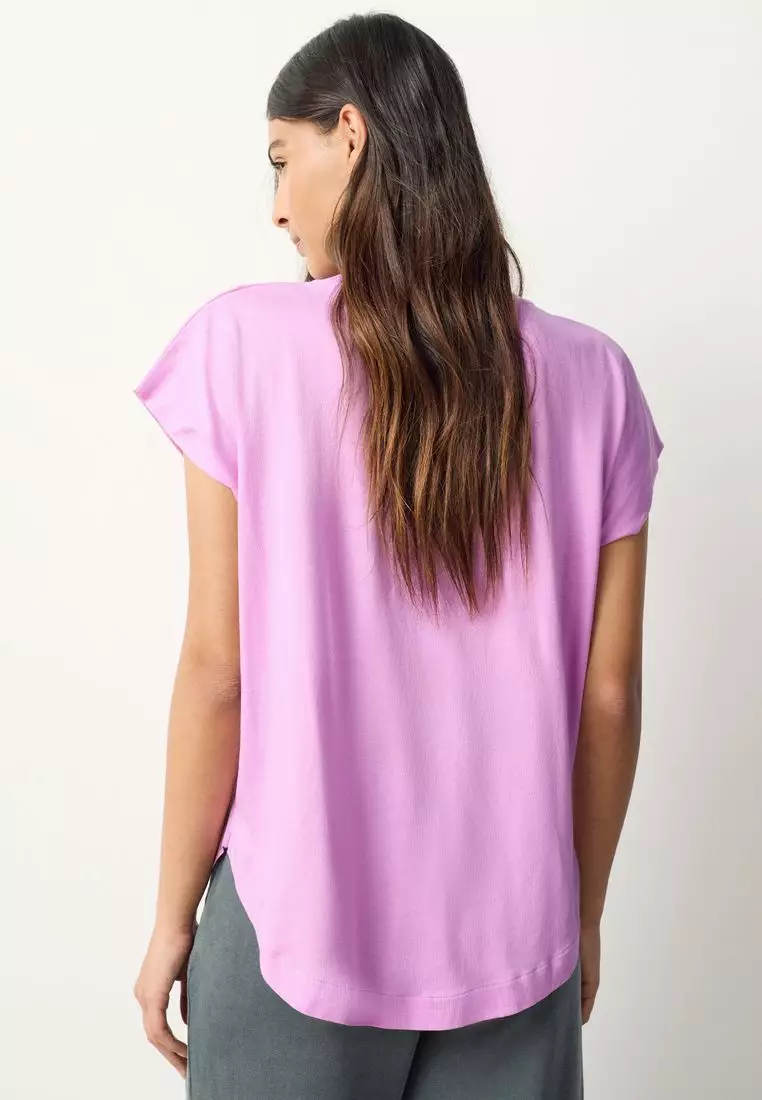 Cotton Modal Cap Sleeve TENCEL™ Modal Blend T-Shirt