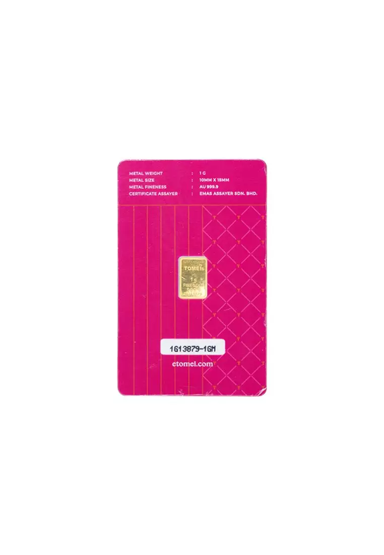 [Tomei Exclusive] KLCC Twin Towers Wafer | 1 Gram | Fine Gold 9999