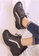 Crystal Korea Fashion black Korean Popular Thick-soled Lace-up Casual Shoes 01B66SHFE10517GS_7