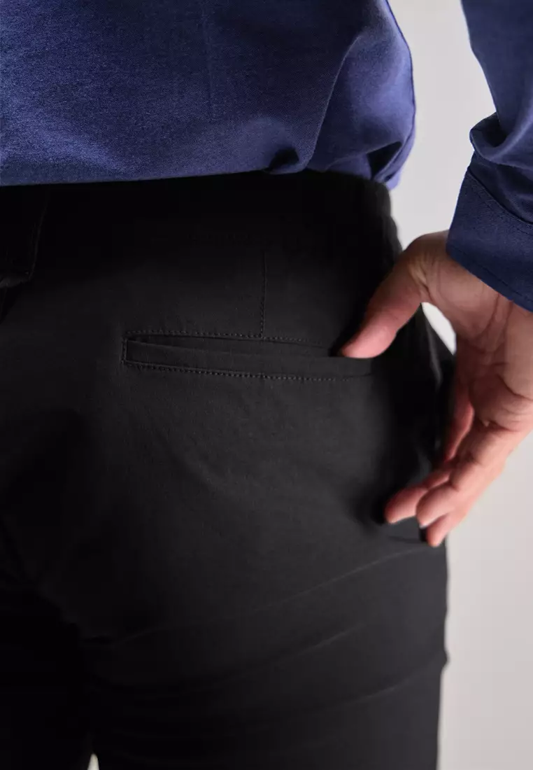 OXCON EZ Flexpants Celana Chinos Nylon Panjang Pria Black