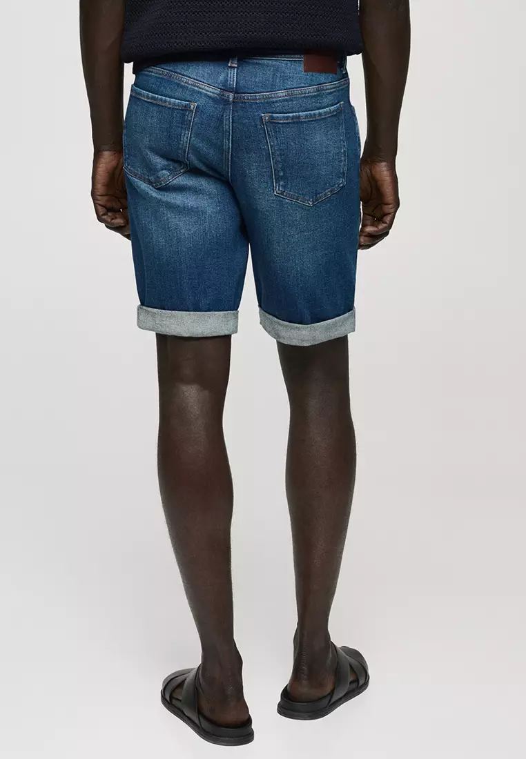 Slim fit bermuda shorts best sale