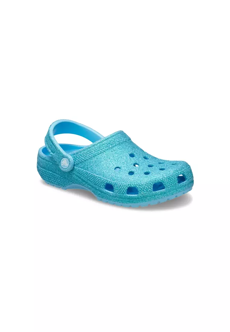 Discount on Crocs  shoes - SKU: Classic Iridescent Glitter Clog in Tinted Glass