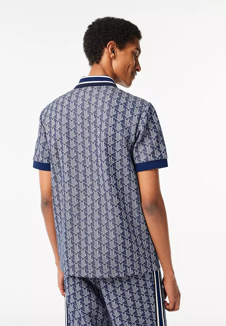 Polo lacoste motif sales
