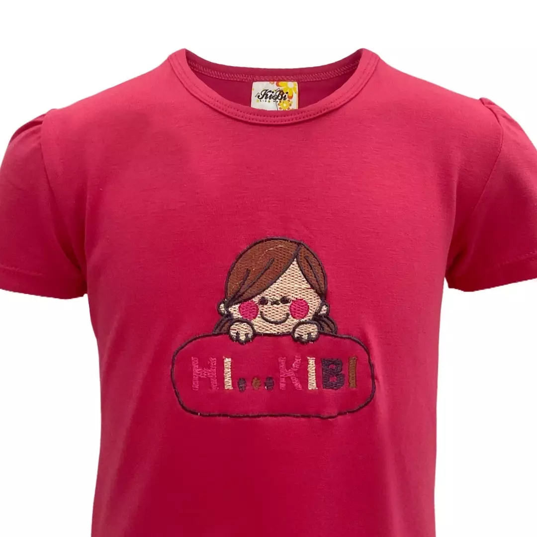 Kibi Kaos Anak Perempuan Bordir Character 10607117