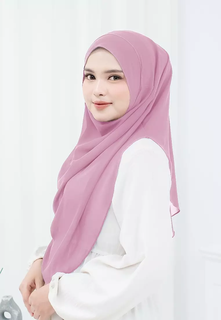 HIJAB INSTAN ZHAZA - PURPLISH PINK