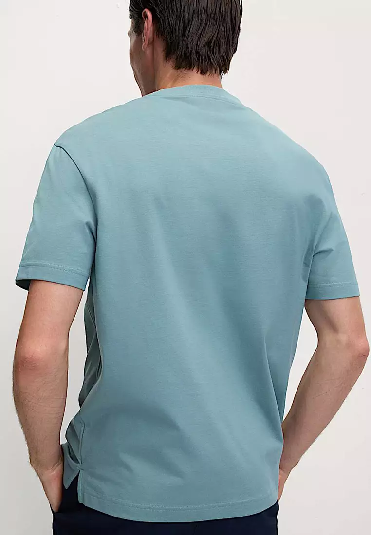Pure Cotton Midweight Pocket T-Shirt