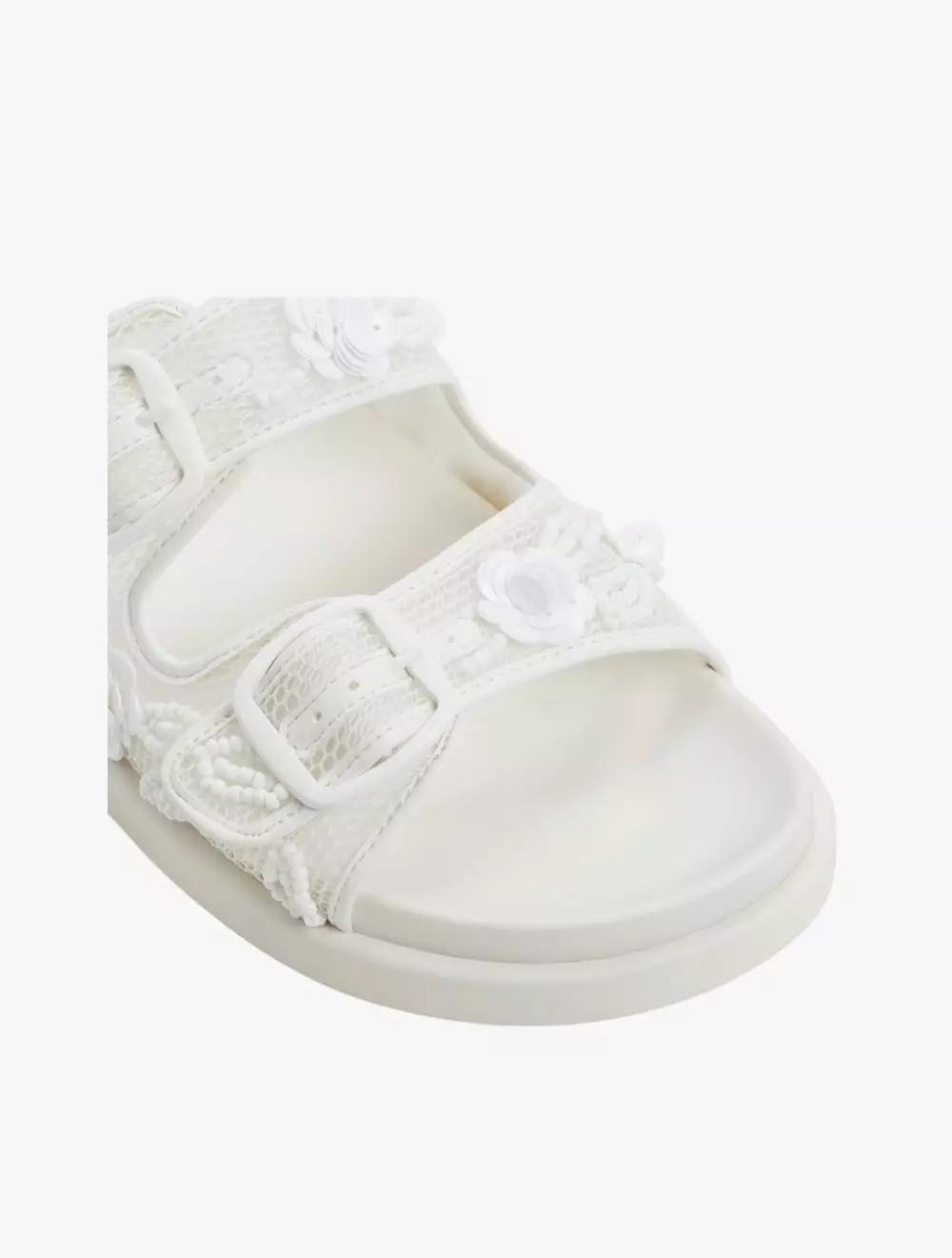 ALDO Devanassi Women's Footbed Sandals - White/Bone