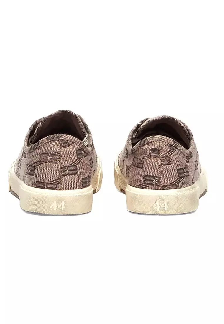 Pairs Low Top Trainers BB Monogram Men's Sneakers in Beige