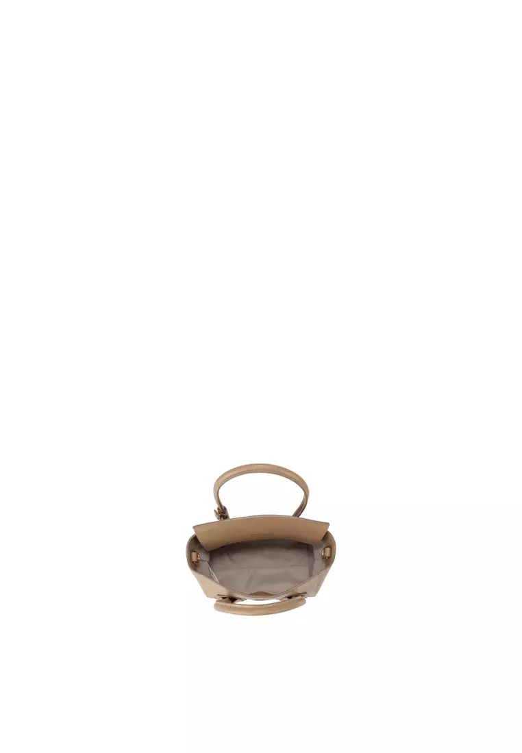 UNNI Mini Top Handle Bag - Almond