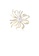 Glamorousky white Fashion Simple Plated Gold Flower Imitation Pearl Brooch 8439FAC303DD92GS_1