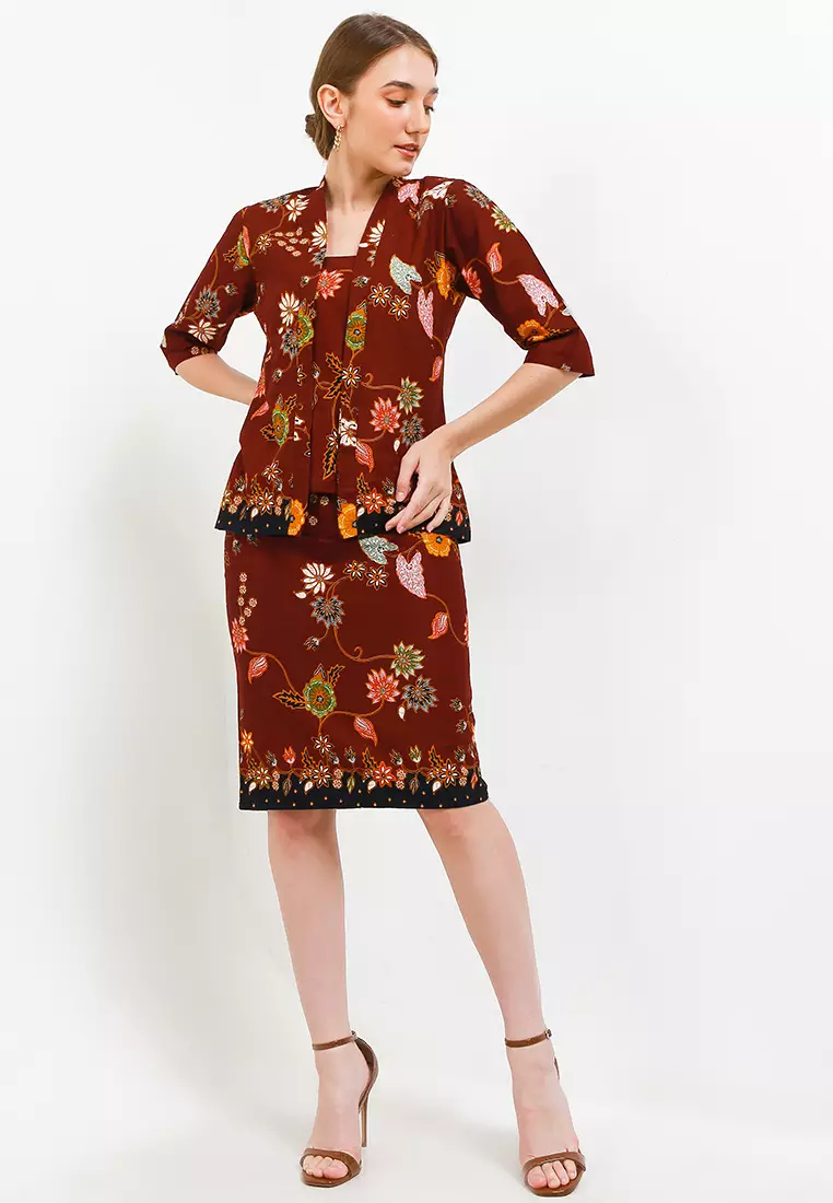 Skirt Pencil High Waist+Tricot Waffel