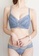 ZITIQUE blue Women's Stylish Cross-back Lingerie Set (Bra and Underwear) - Blue 66963US3FD1E11GS_4