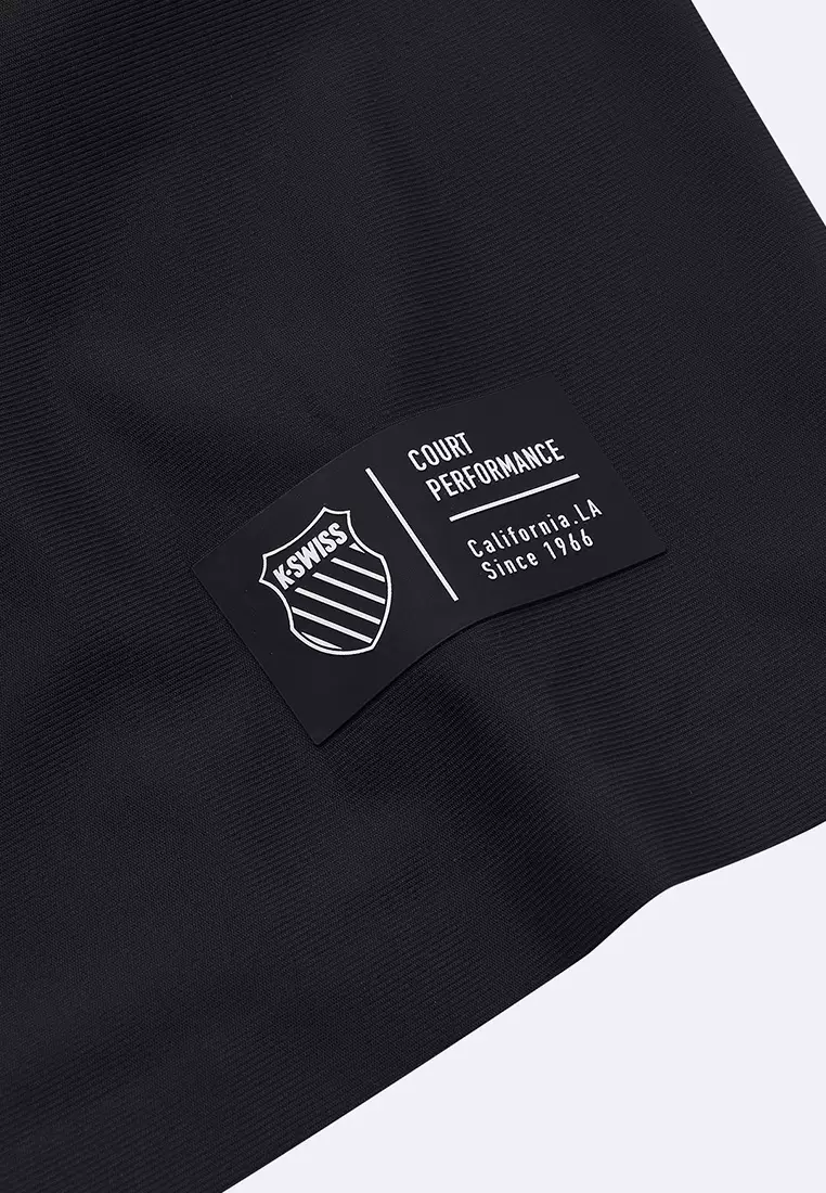 MEN'S K-SWISS LOGO HALF-ZIP POLO SHIRT