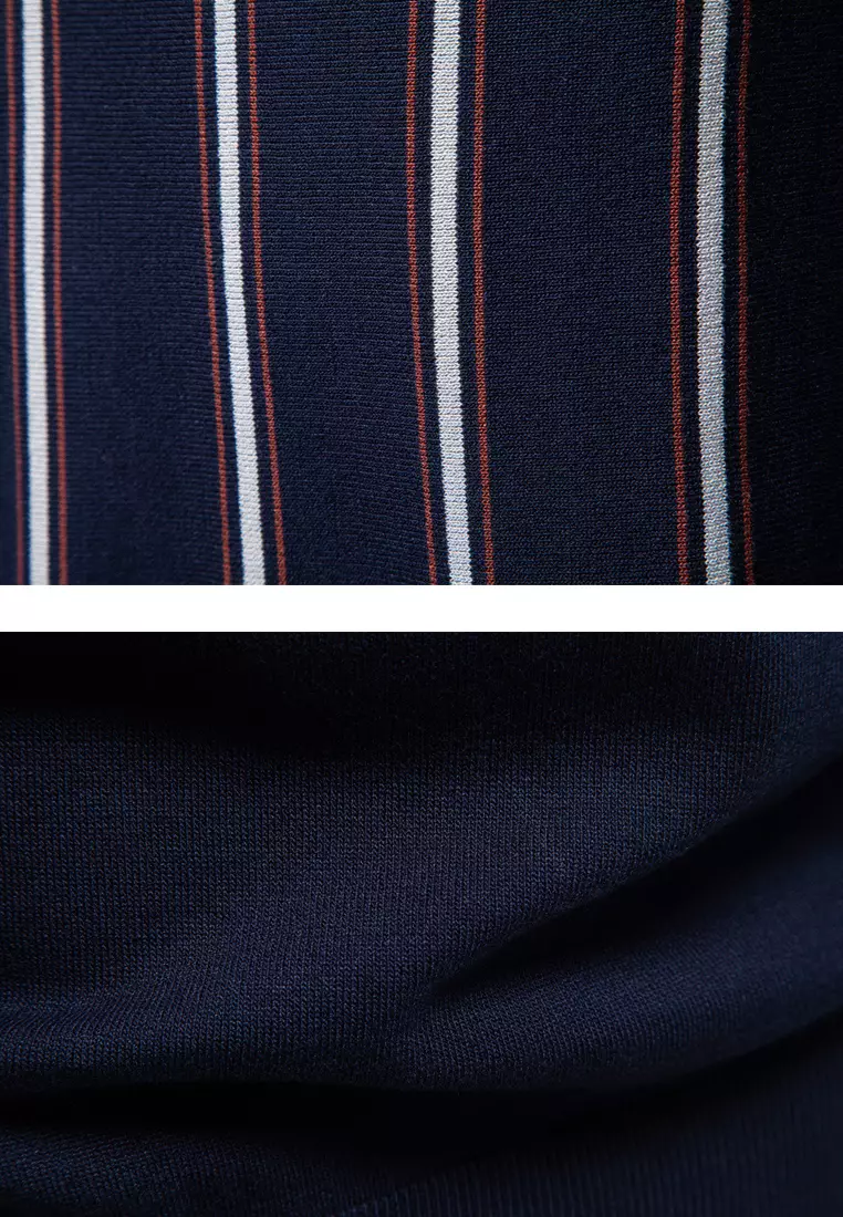 商務條紋Polo衫 AX-PSD8040