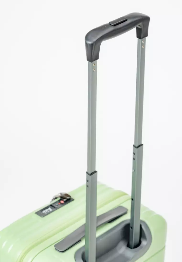 Alpha 20" Small Hard Case Luggage in Matcha