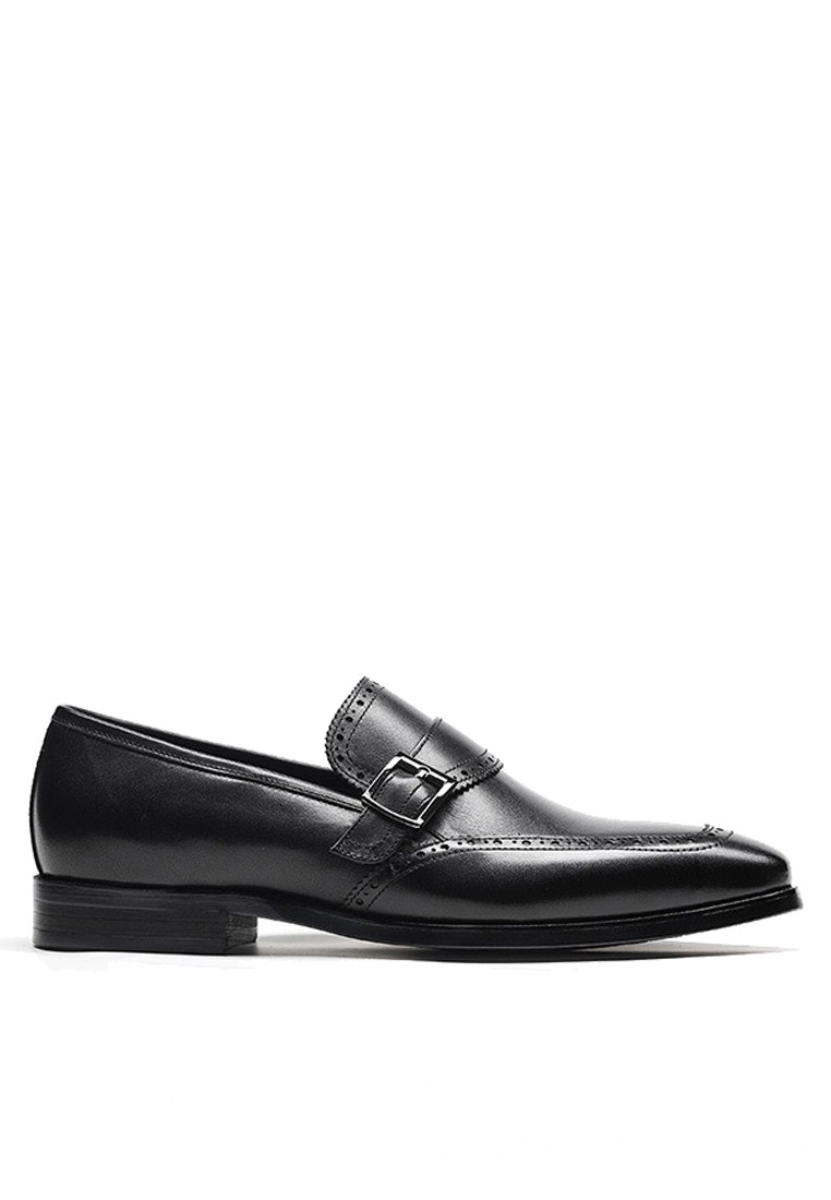 Calf Leather Single Monk Strap Shoes VMF201704