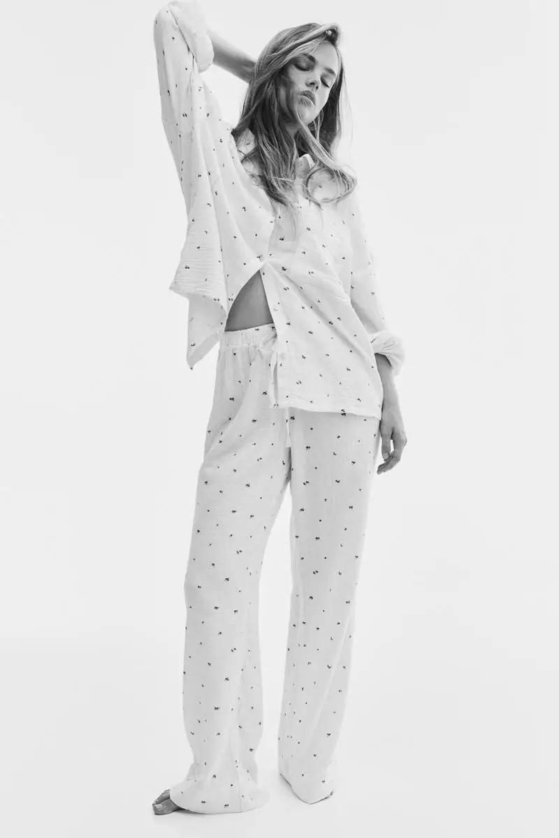 Cotton muslin pyjamas