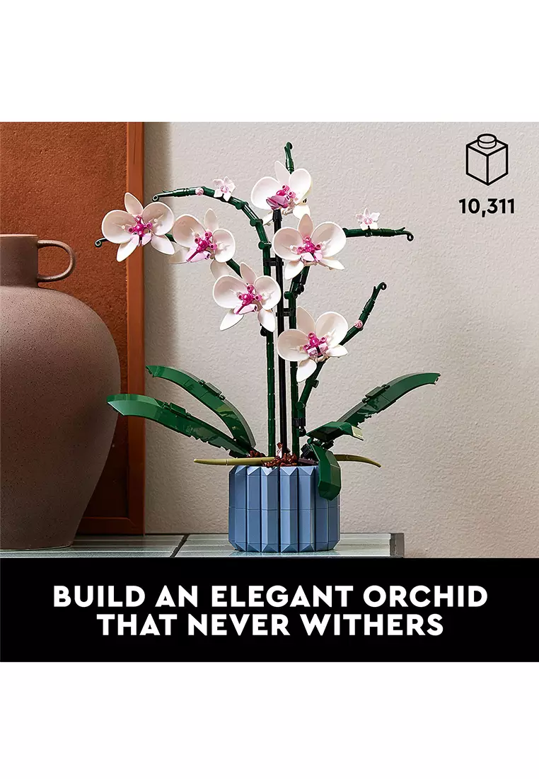 Icons 10311 Orchid, Age 18+, Building Blocks, 2022 (608pcs)