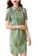 OUNIXUE green Casual Bunny Print Dress 8ADB3AAF218BA4GS_1