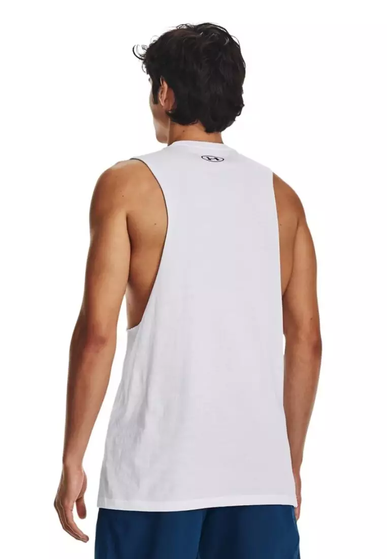 Left Chest Cut Off Tank Top