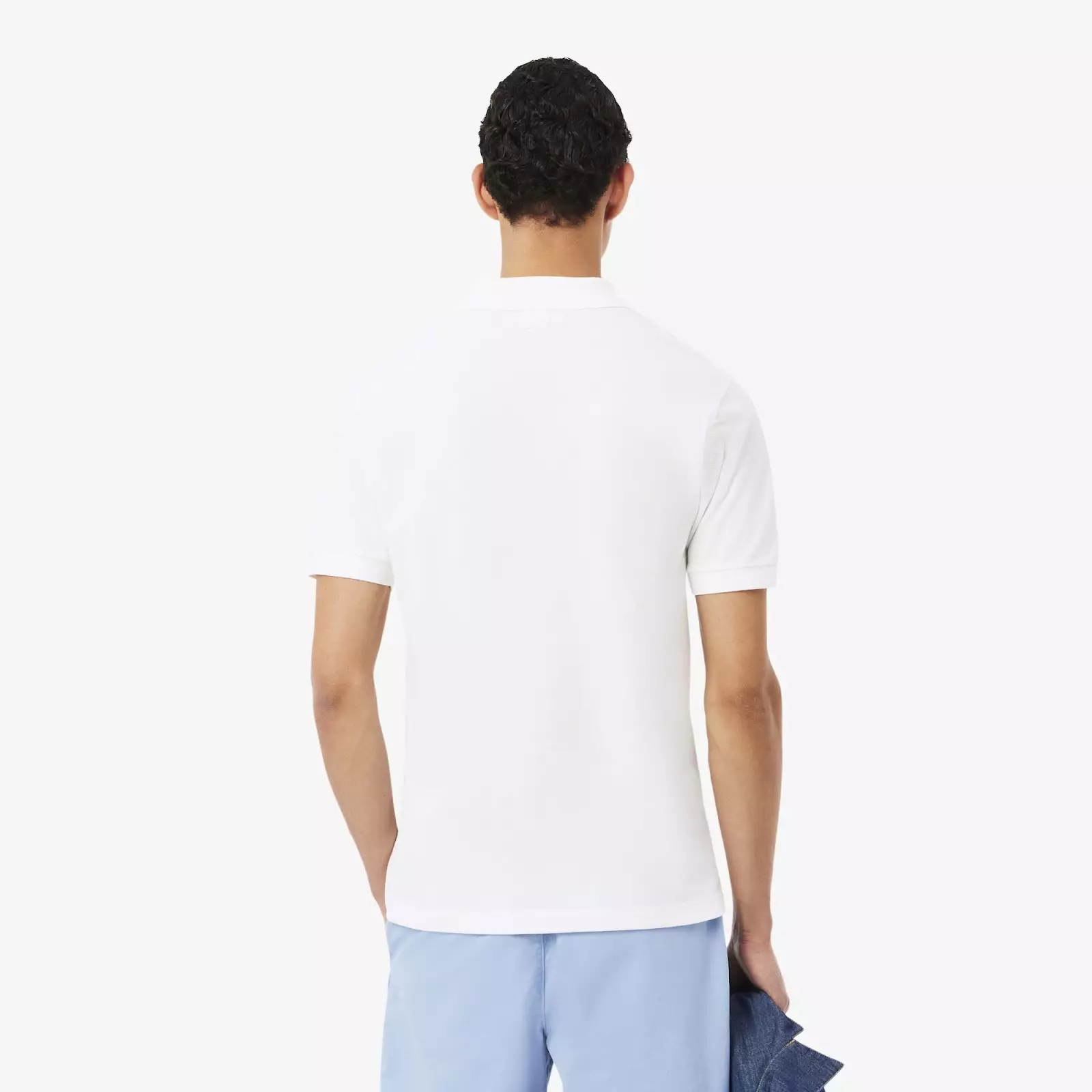 Classic Fit Embroidery Detail Petit Piqué Polo Shirt