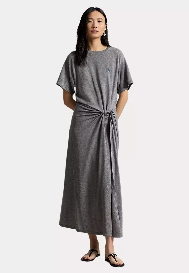 Twist-Detail Tee Dress