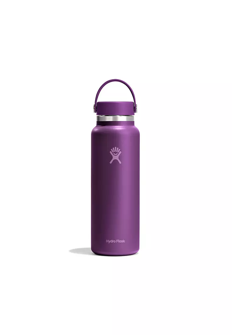 Hydro Flask Wide Mouth Flex Cap 40 oz Beachplum Purple