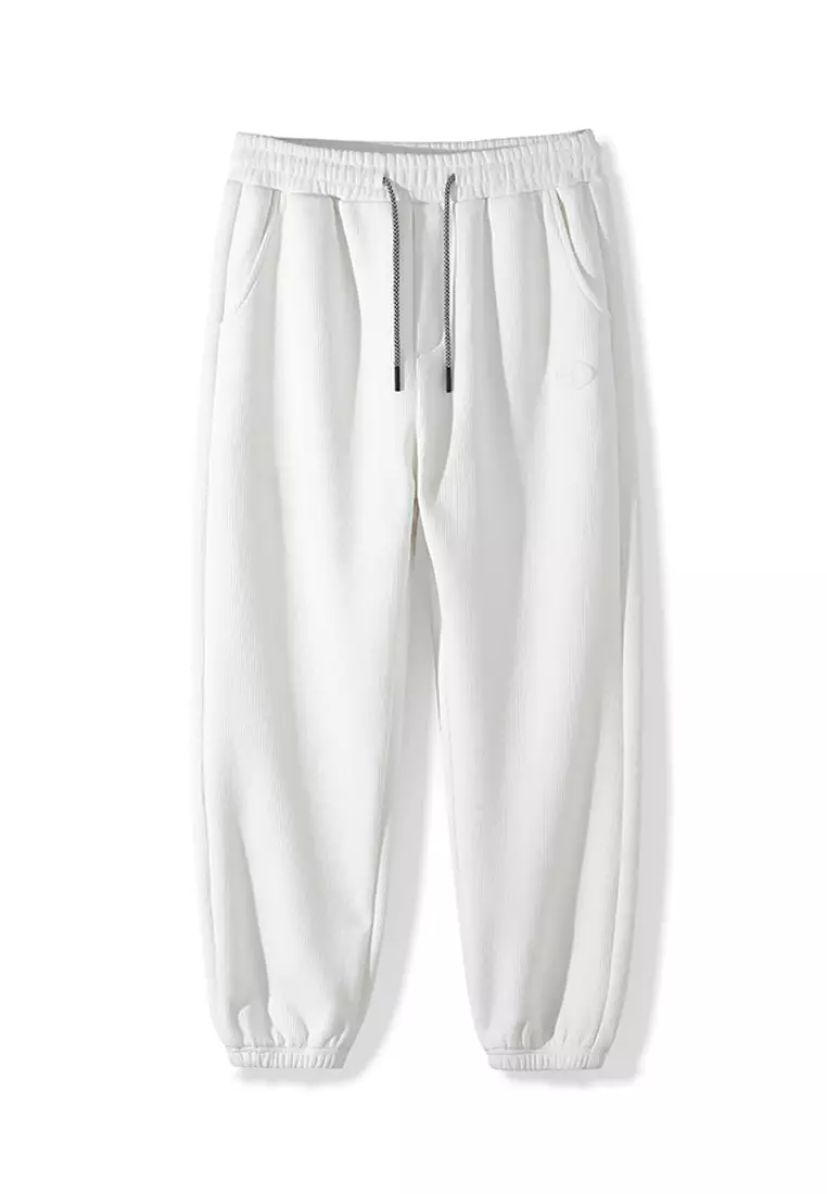 White joggers sale