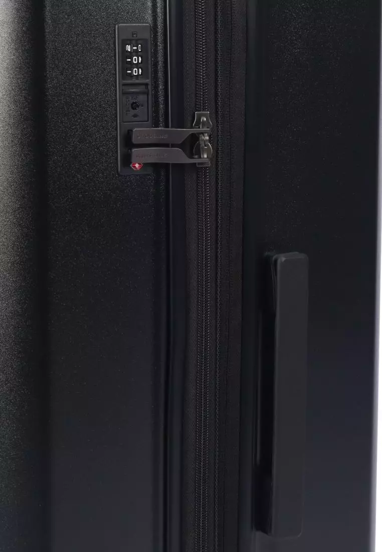 Crossing VIVE Polycarbonate Expandable Medium Luggage V2 - Black