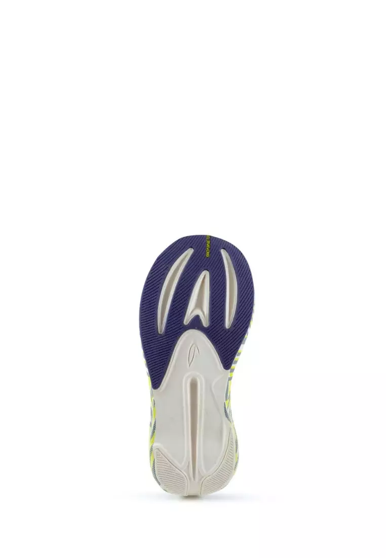 910nineten HAZE METAMOZAIC sepatu running - Hitam/Puith Gading/Hijau Neon